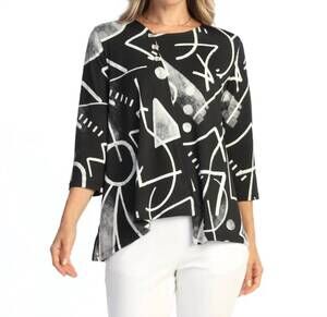 NEW JESS & JANE art school top in black/white